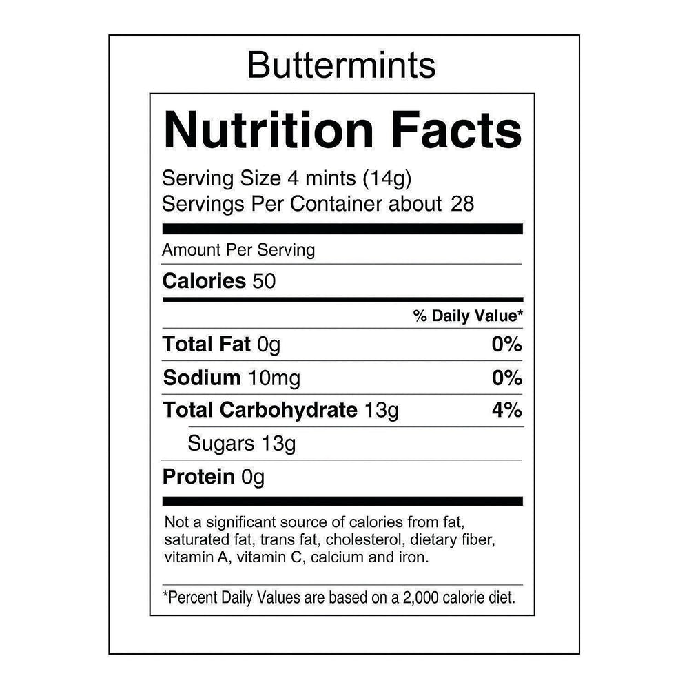 Fun Express mint held in hand next to wrapper showing individual freshness and easy portioning