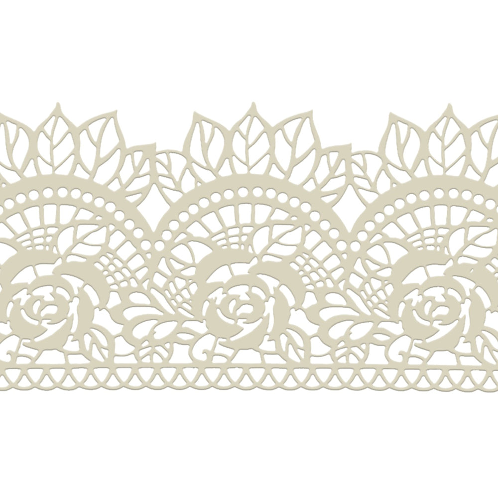 FUNSHOWCASE cupcake accents using lace trims for professional-looking presentation