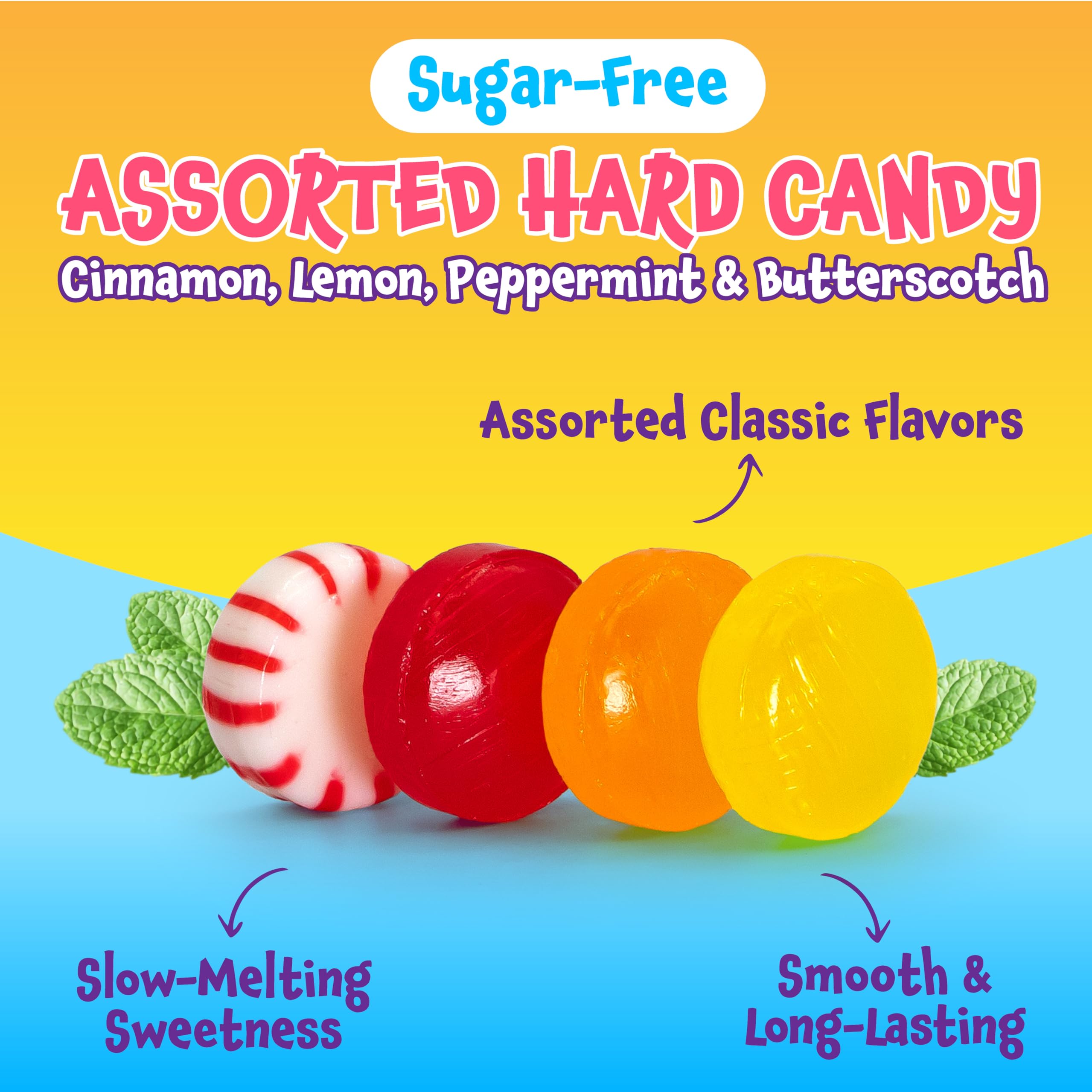 FUNTASTY individually wrapped candy detail demonstrating freshness and convenience