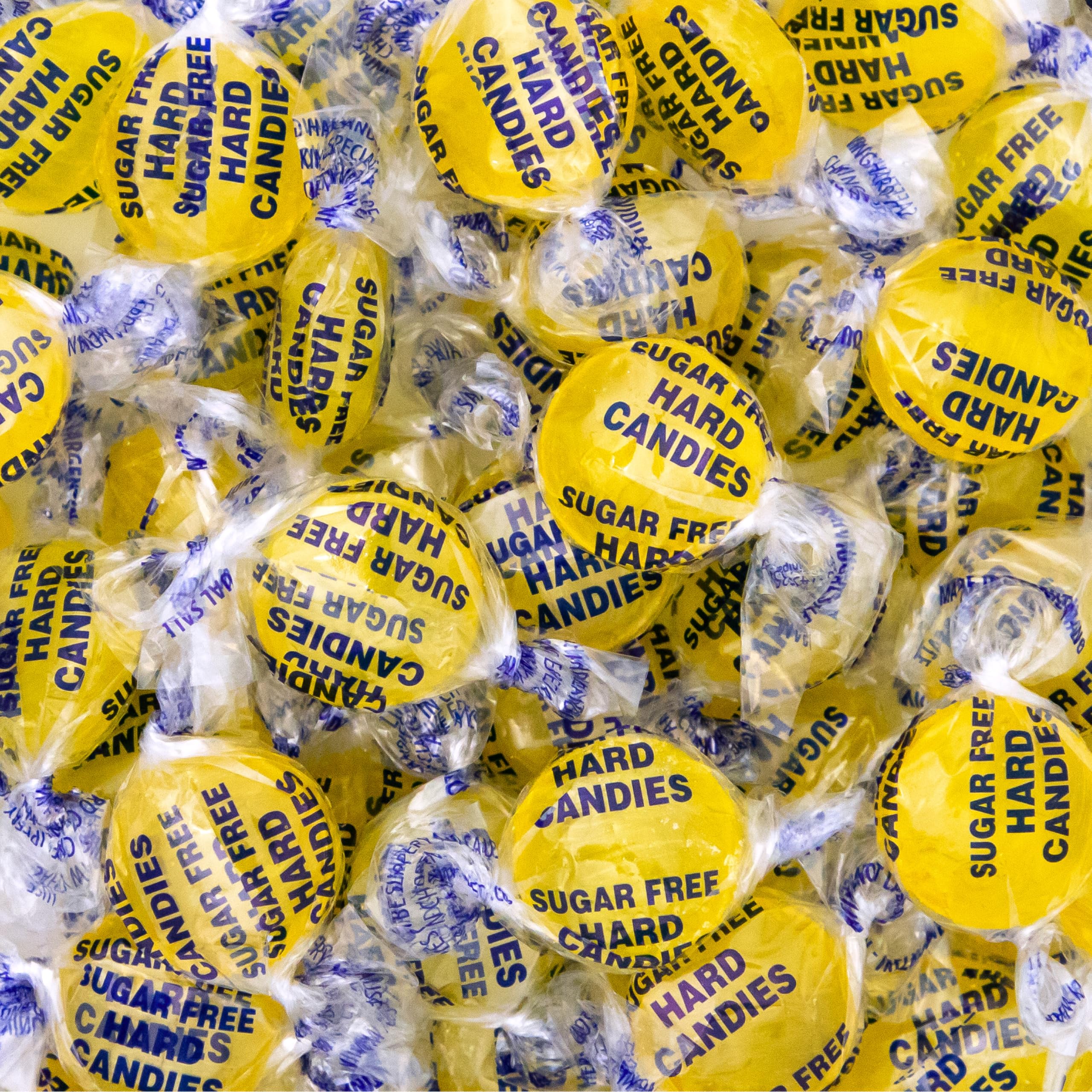FUNTASTY individually wrapped lemon drop close-up, fresh and portable