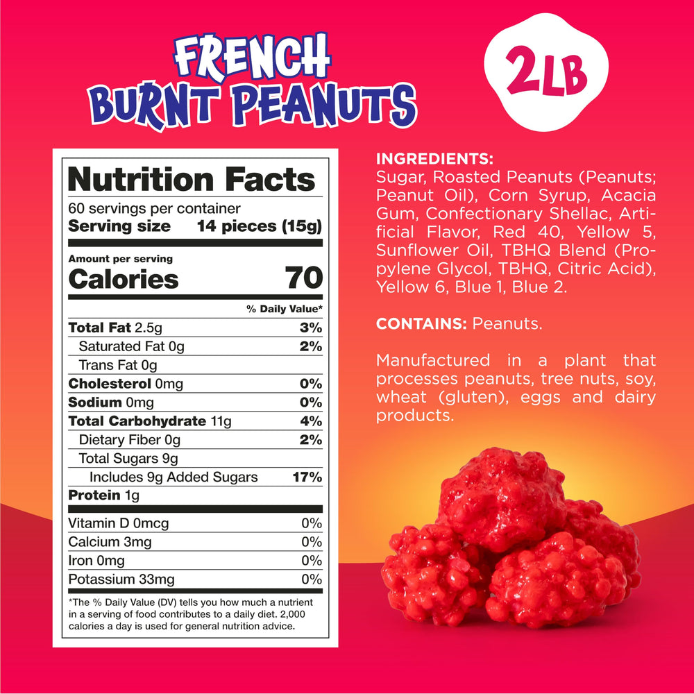 FUNTASTY open bag revealing whole roasted candy coated peanuts ready to share