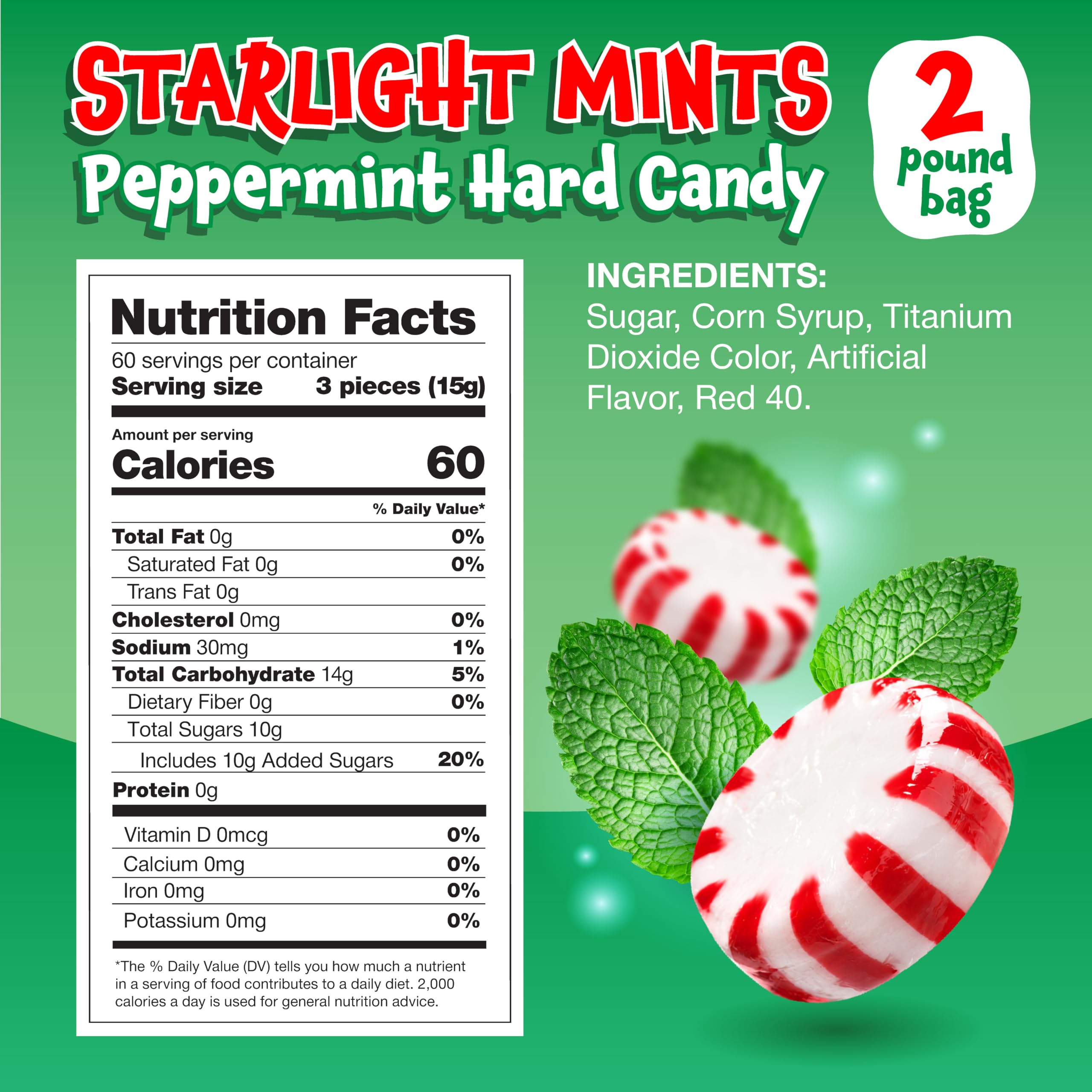 FUNTASTY closeup of individually wrapped mints highlighting hygiene