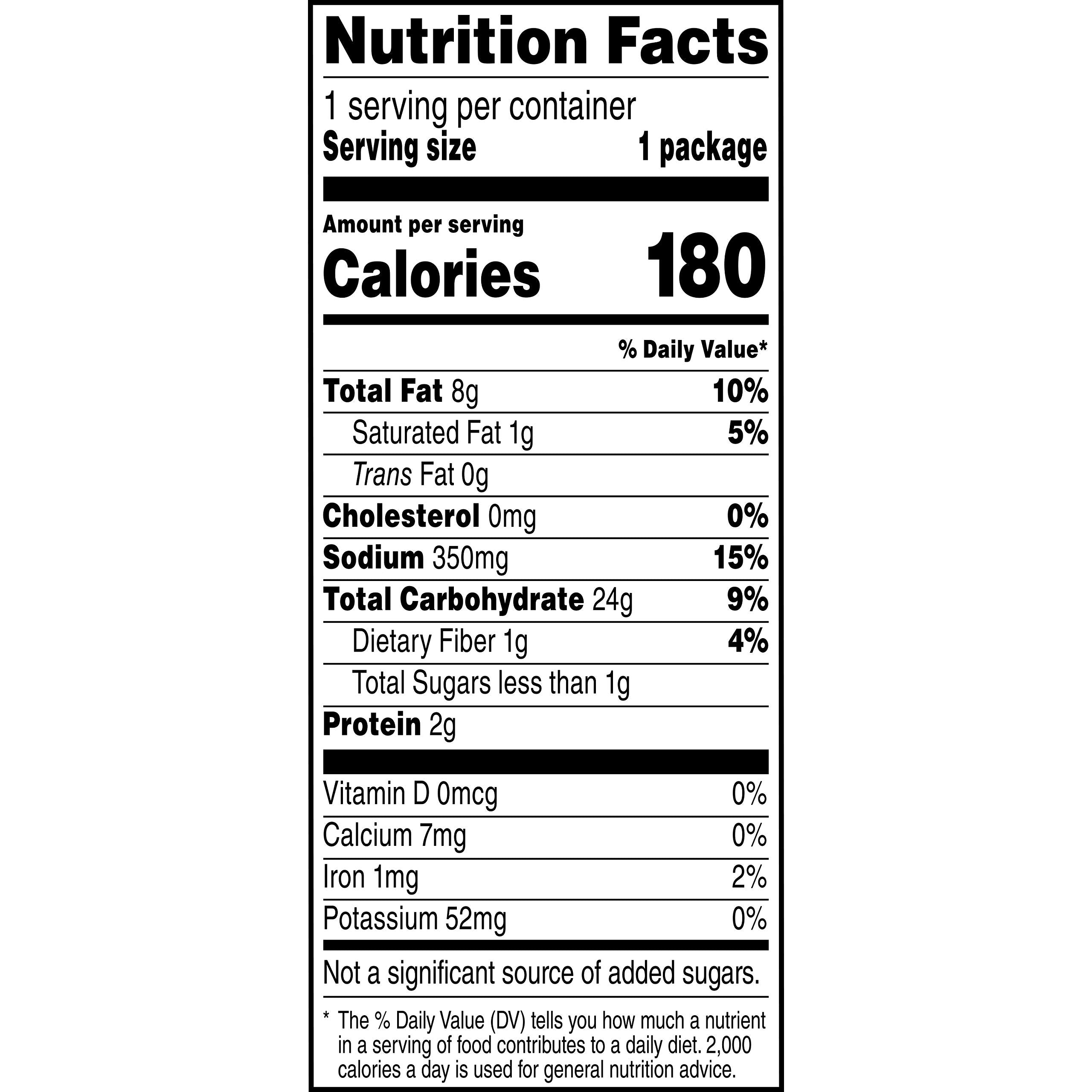 Funyuns single 1.25 oz bag held in hand showing grab-and-go convenience