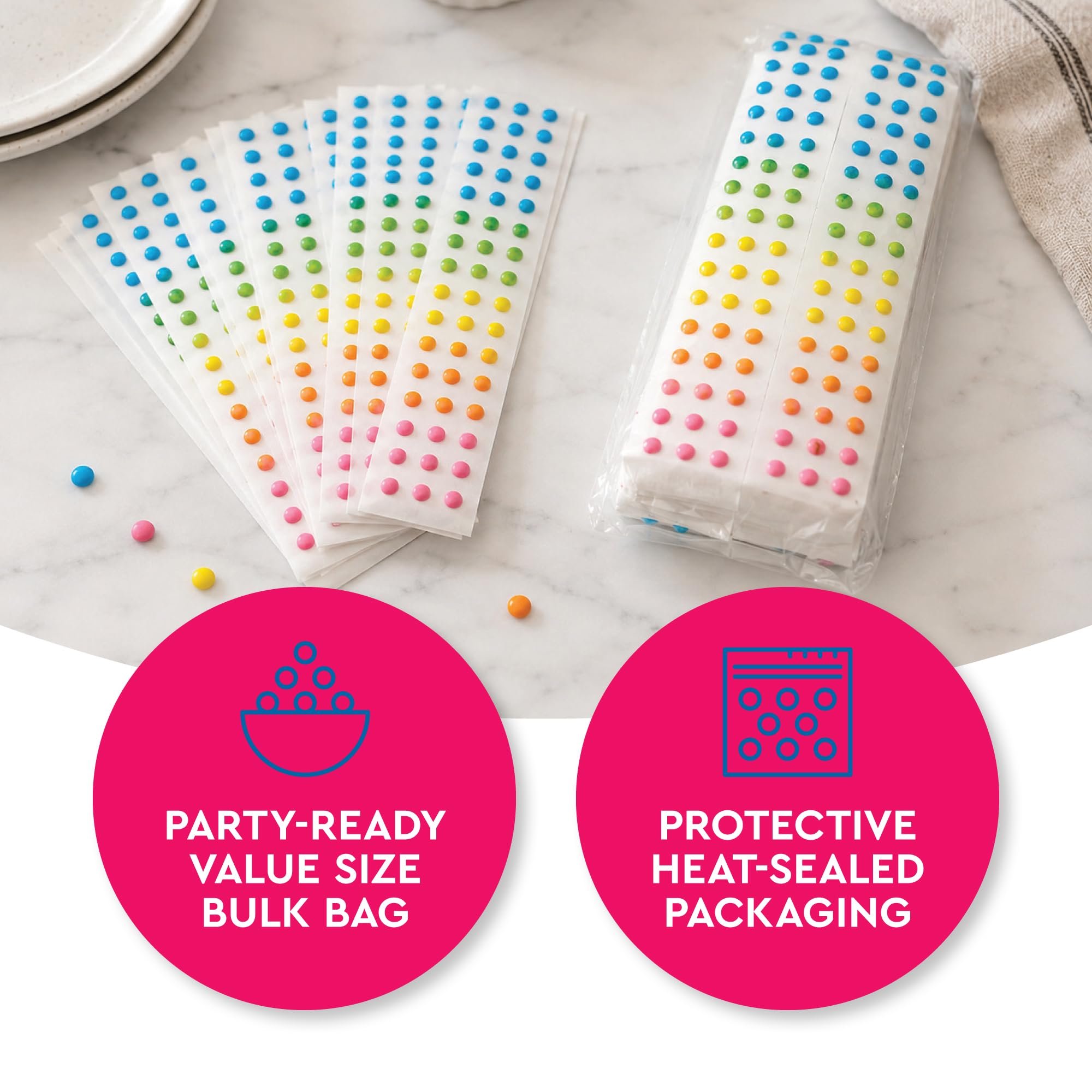 Fusion Sweets And Snacks heat-sealed bag detail preserving freshness and texture