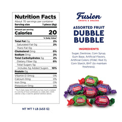 Fusion Sweets And Snacks open bag with visible wrapped pieces, easy access for sharing