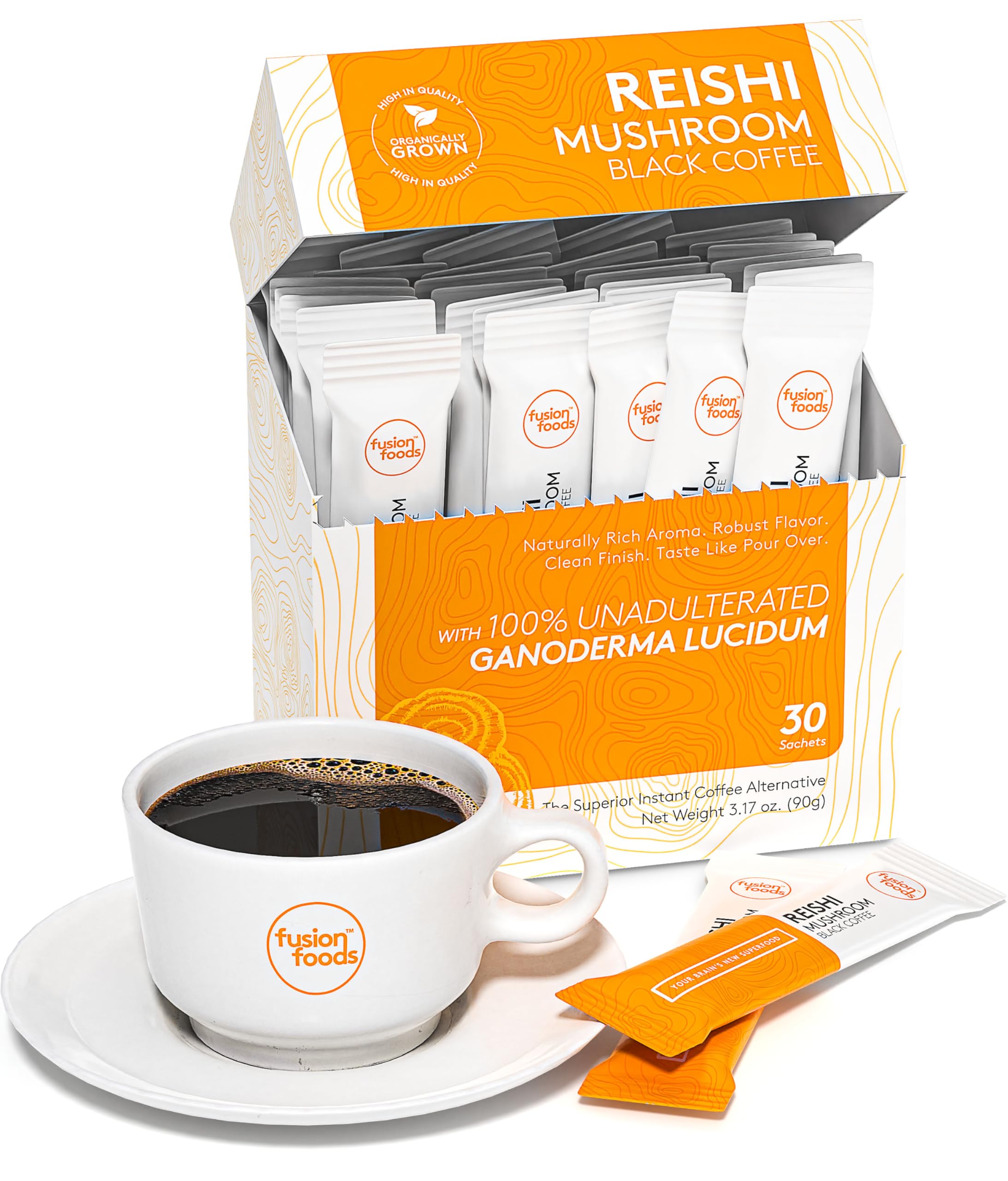 fusion foods front packaging showing 30-count box and benefit of bold flavor