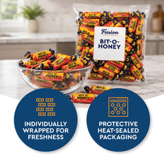 Fusion Sweets And Snacks close-up of roasted almond bits highlighting real ingredient crunch