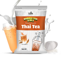 Fusion Select front packaging showing Thai tea pouch for easy café prep and storage