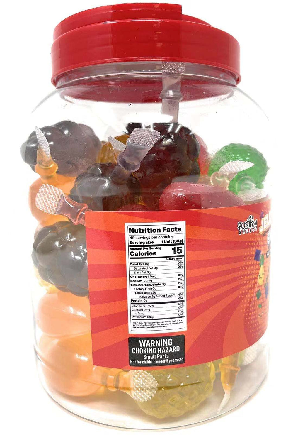 FUSION SELECT party bowl with jellies for serving idea and festive presentation