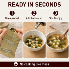 Fusion Select pouring hot water into packet contents for fast preparation