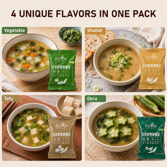 Fusion Select powder and contents displayed to highlight authentic miso base