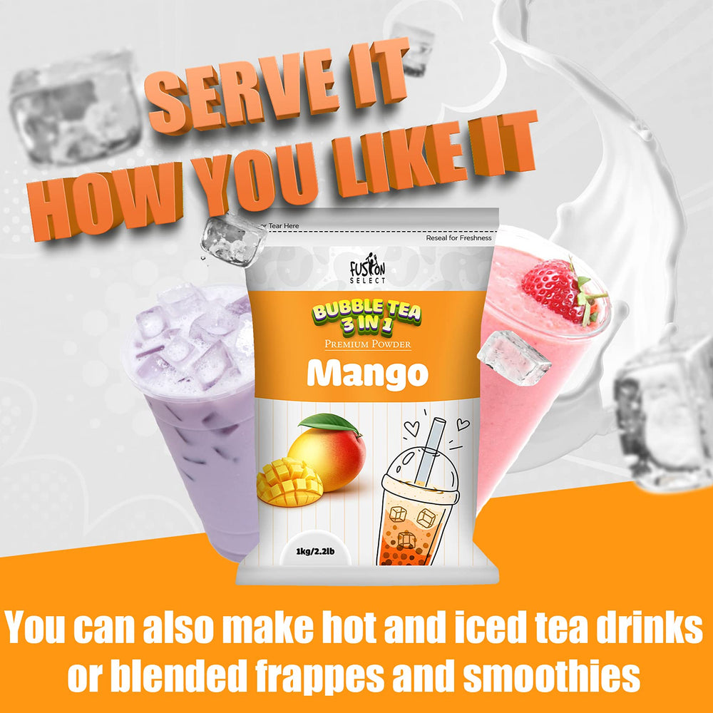 Fusion Select scoop and pouch staged to show portioning for consistent drink strength