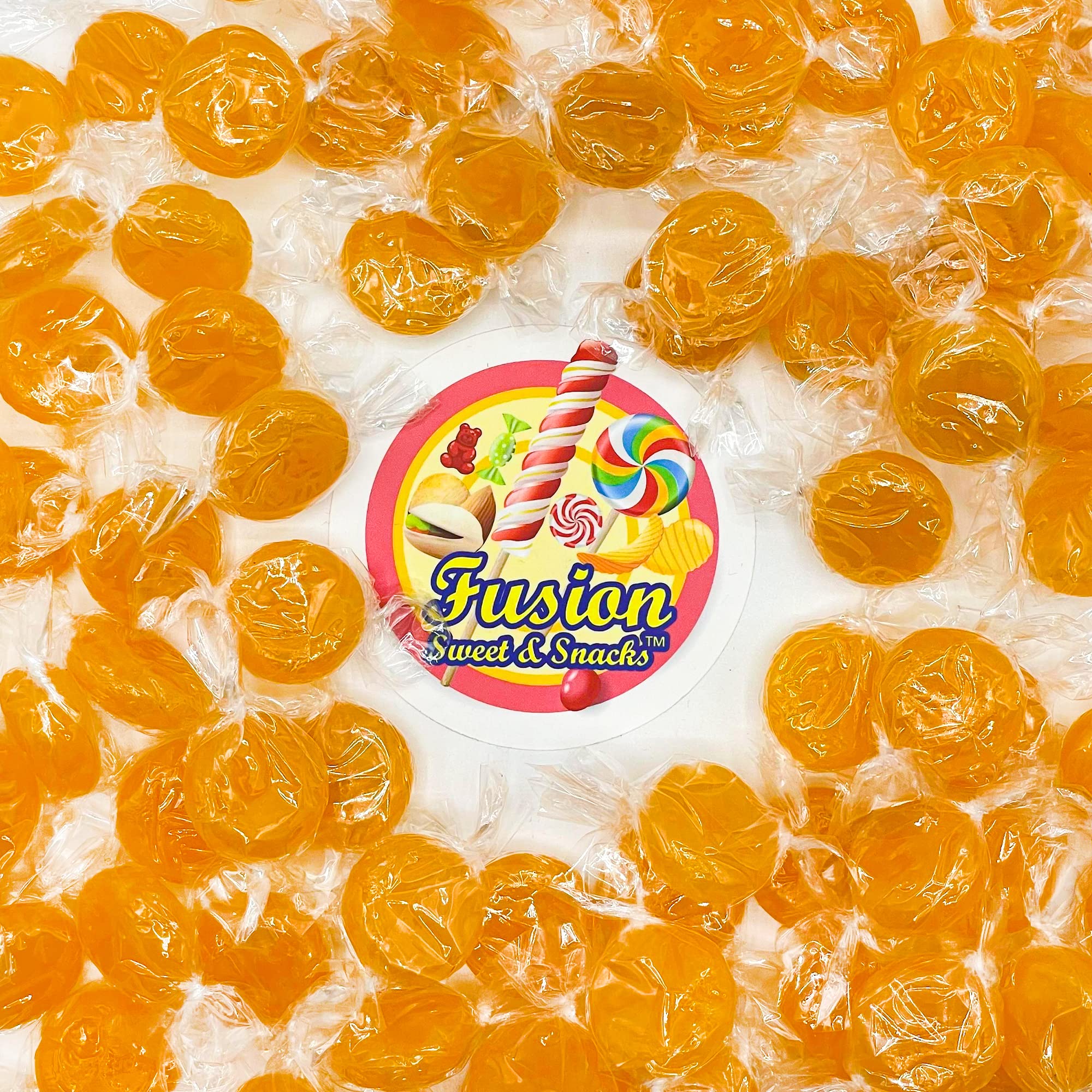 Fusion Sweets wrapper detail presenting individual wrapping for hygiene benefit