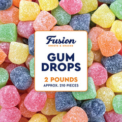 Fusion Sweets And Snacks front packaging showing two-pound resealable bag for long-lasting freshness