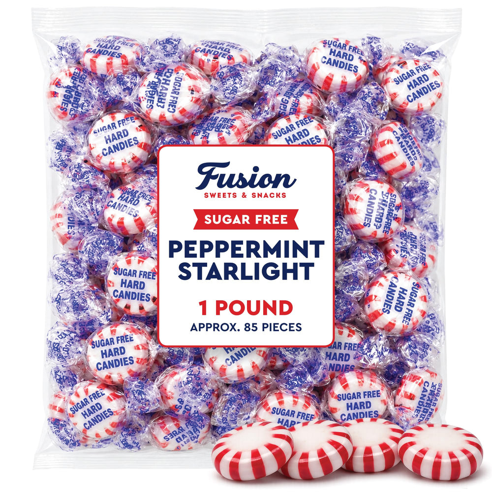 Fusion Sweets mint texture detail showing crisp snap and cooling look