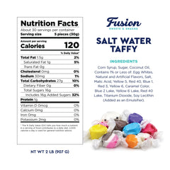 Fusion Sweets And Snacks individually wrapped taffy pieces ready to serve for convenience