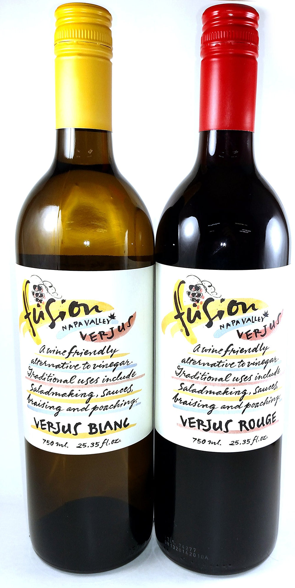 Fusion verjus gift set front view showing both bottles and gift packaging for versatile cooking
