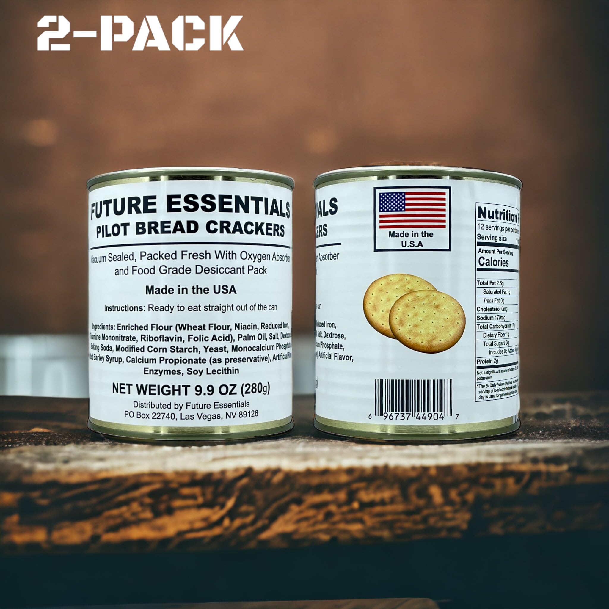 Future Essentials cracker in hand demonstrating size and portable advantage