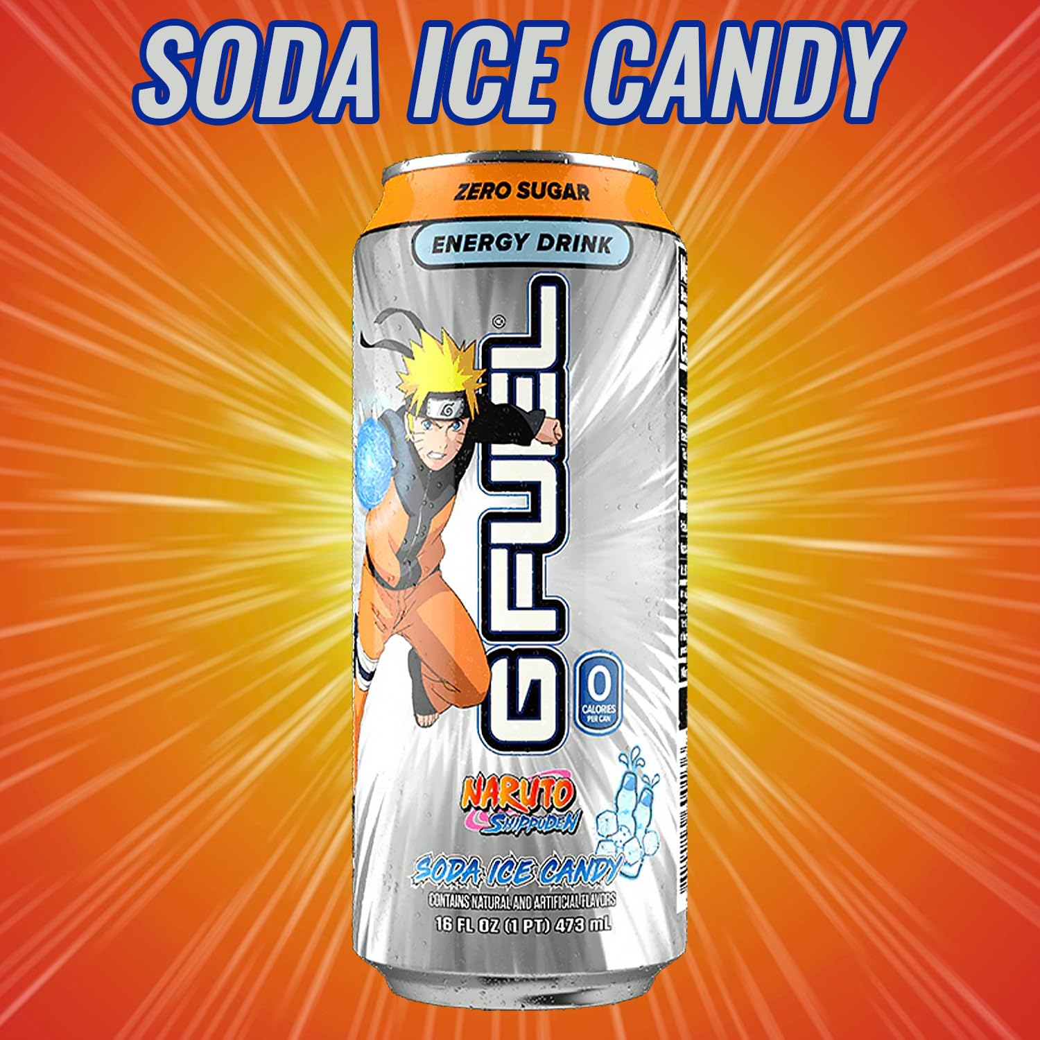 G Fuel label close-up highlighting ingredients and antioxidant benefits