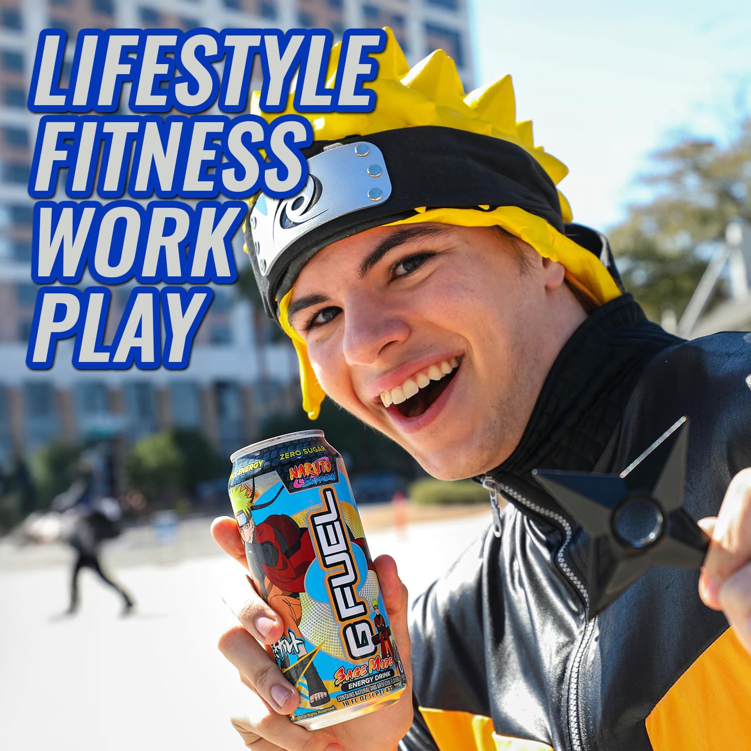 Twelve-pack of G Fuel cans stacked for convenience and consistent energy supply