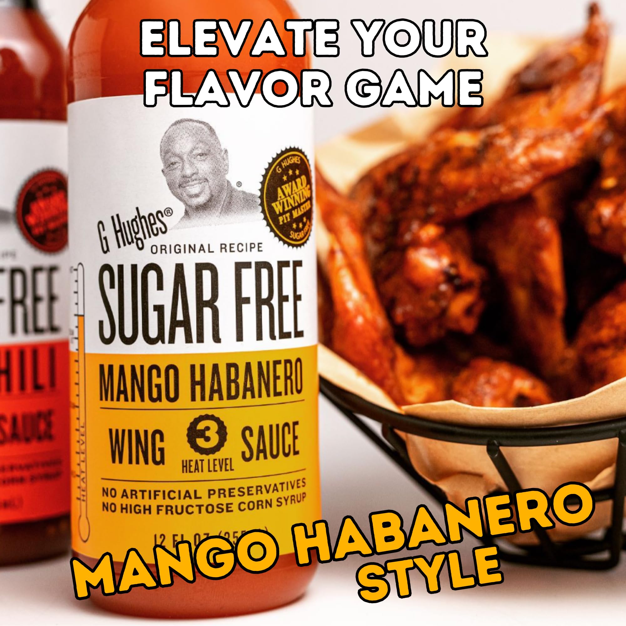 Hand holding a single G Hughes bottle to show size and easy-squeeze pour for precise application