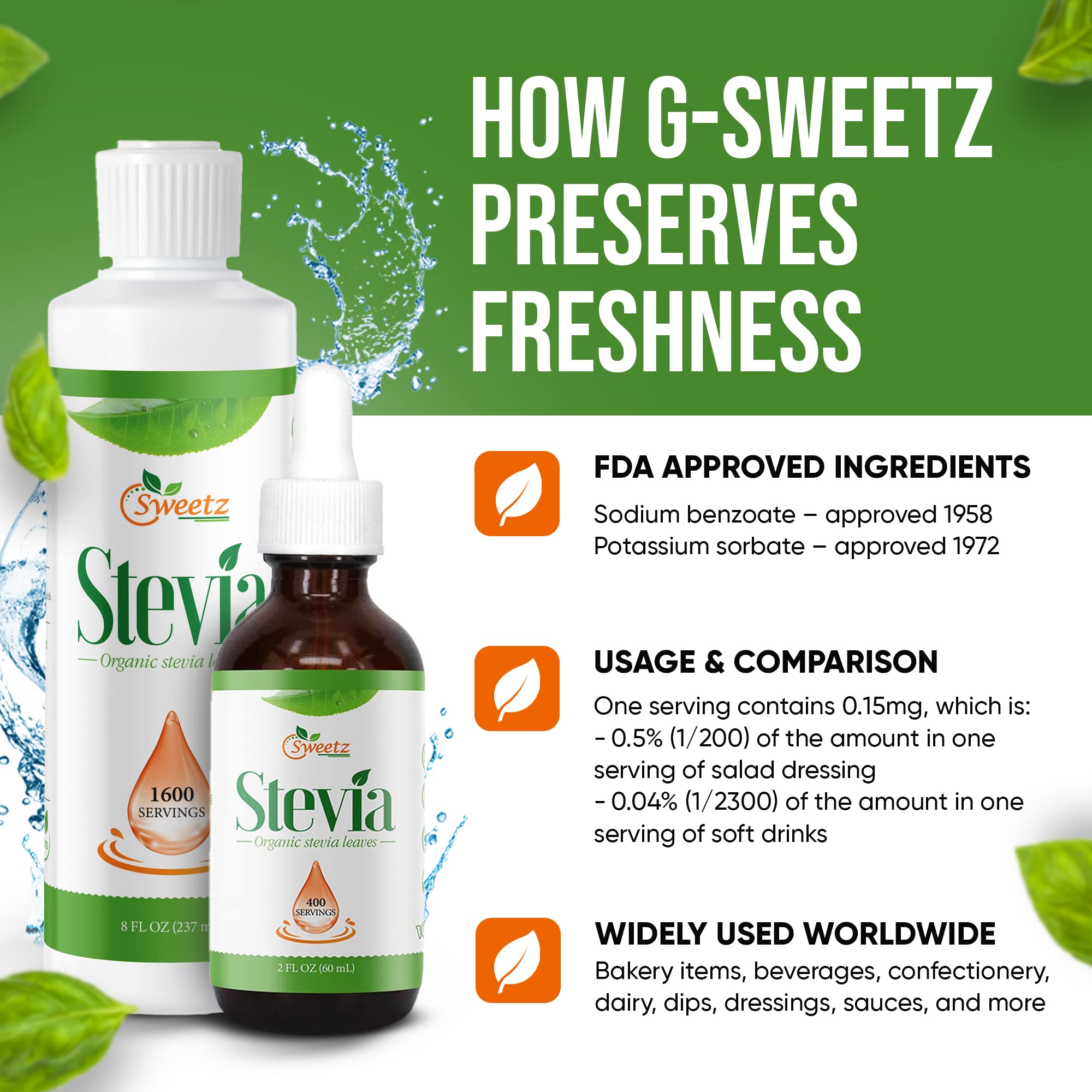 G-Sweetz drops being added to coffee for sweet flavor