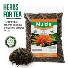 Gabio Green steaming cup of Muicle tea showing calming hot beverage enjoyment