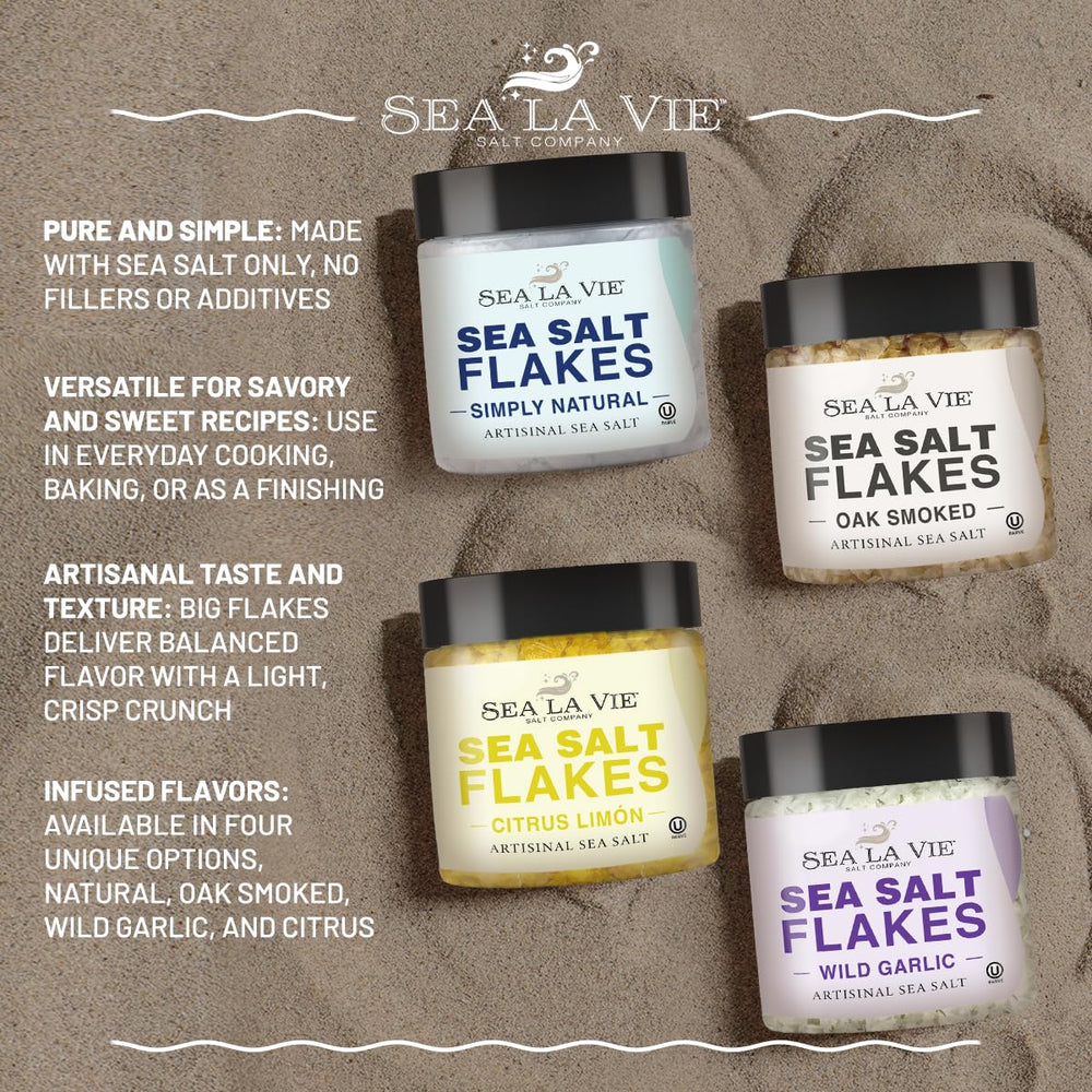 Galil Sea La Vie Oak Smoked flakes on grilled steak adding smoky savory depth