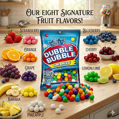 Galley Grove gumballs dispensing from a mini machine for easy refills