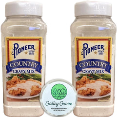 Galley Grove front packaging showing 2-pack and serving info, easy pantry choice