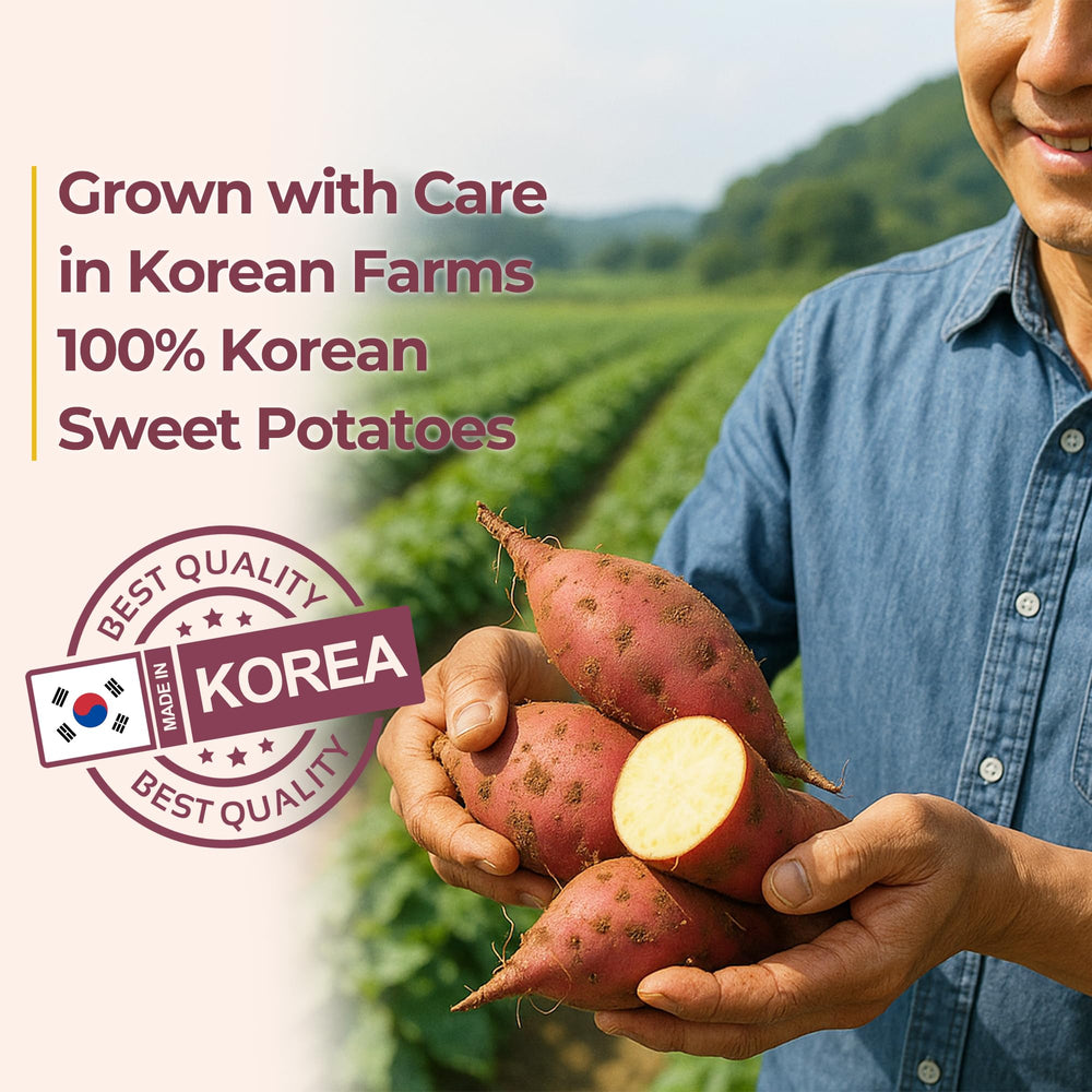 GE GANGWON EXPORT detailed chewable texture of sweet potato sticks, soft and tender