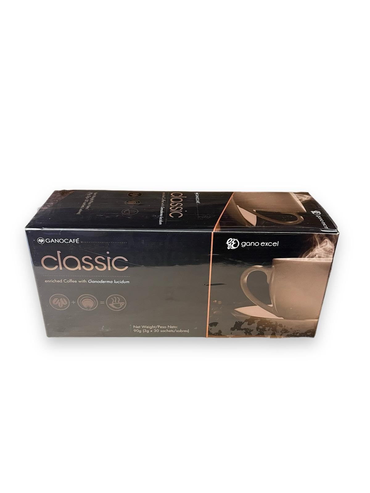 Generic Gano Excel front packaging showing 30 sachets and clear branding for easy selection