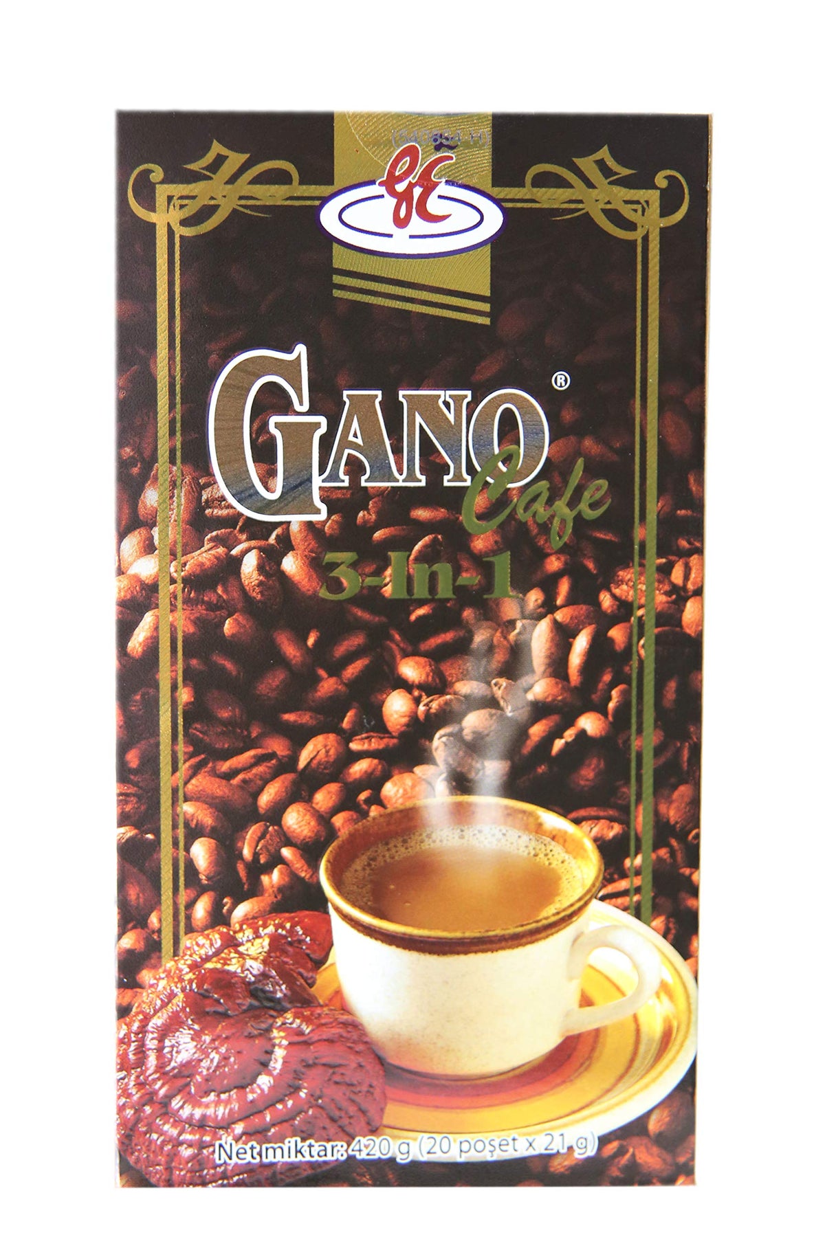 GANO EXCEL INTERNATIONAL front box view showing product benefits