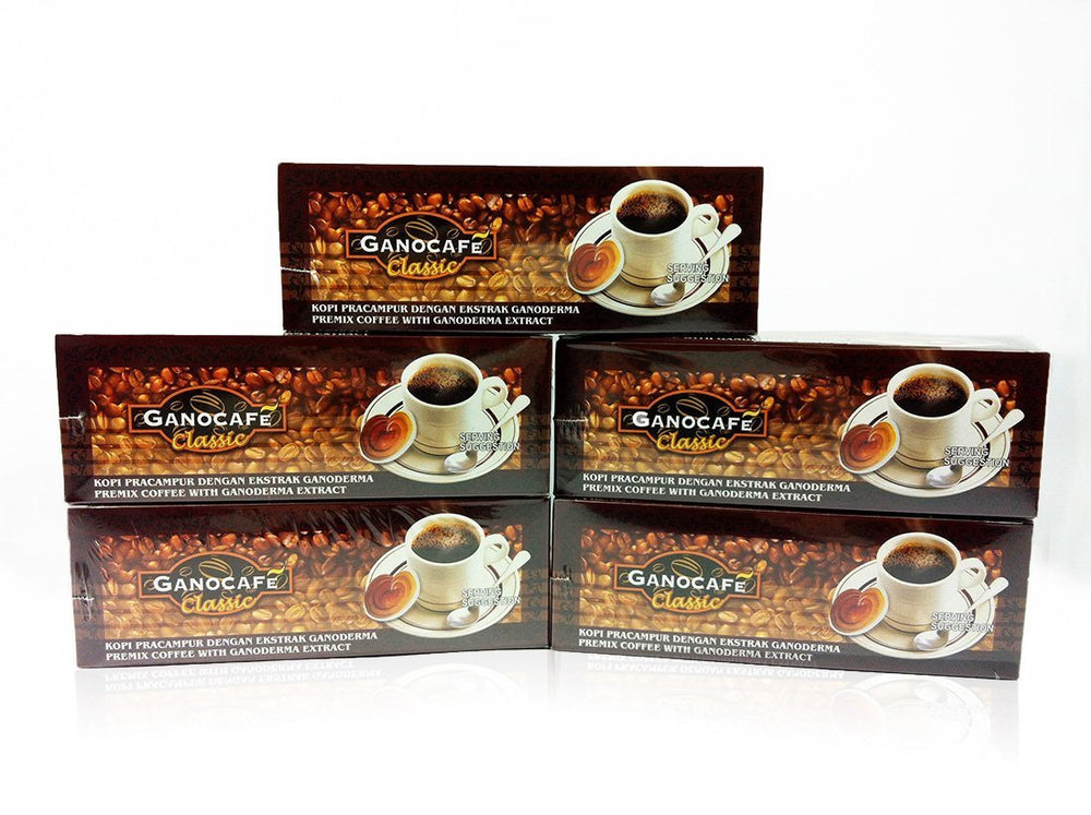 GANO EXCEL front packaging showing five-box set and bold branding for convenience