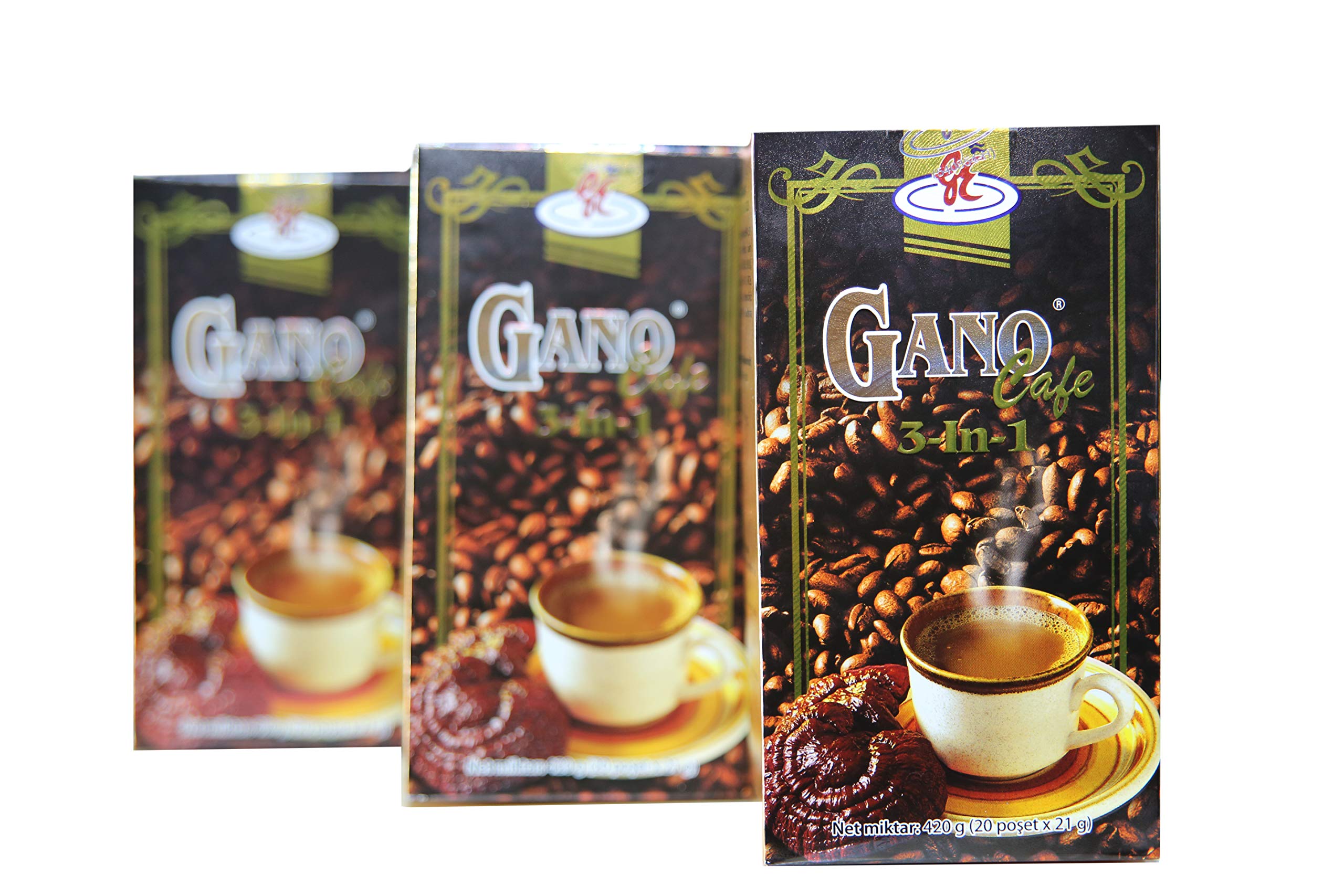 GANO EXCEL INTERNATIONAL prepared cup of dark-roast Ganoderma coffee ready to drink