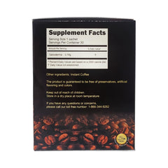 Close-up of Ganoderma Reishi Coffee Mix powder texture displaying even instant blend