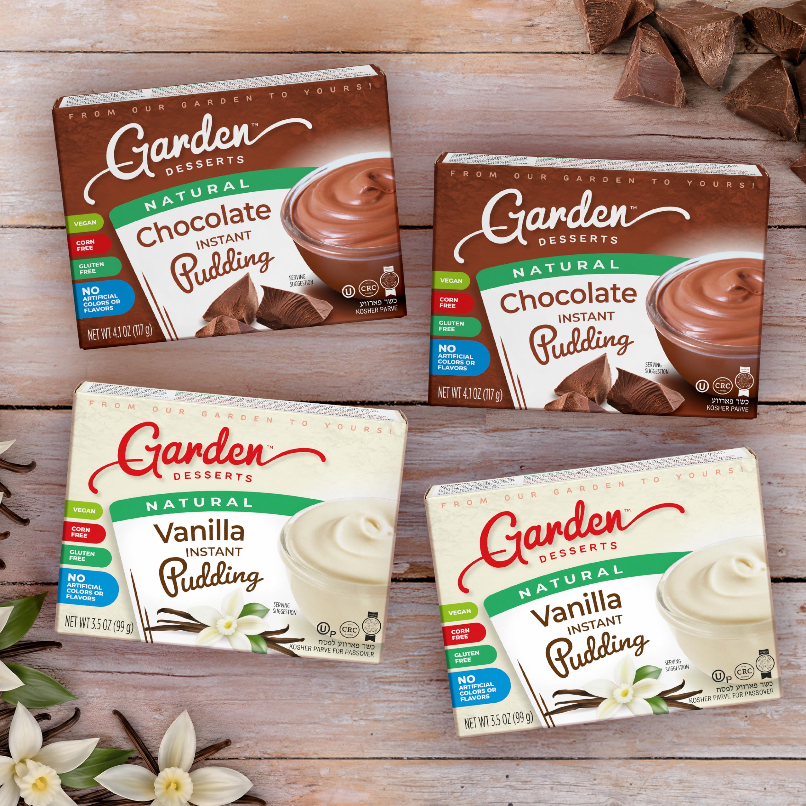 Garden Desserts kids stirring pudding mix demonstrating easy family activity