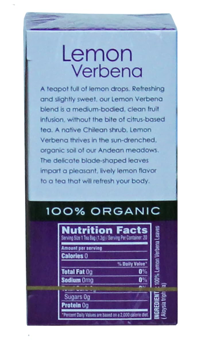Garden of the Andes close-up lemon verbena leaves highlighting fresh aroma