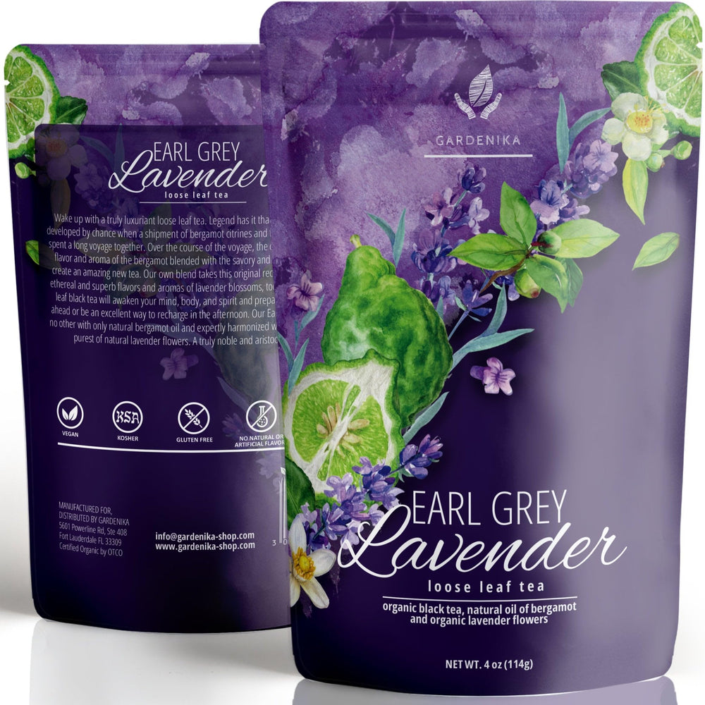 Gardenika front pouch showing resealable 4 oz packaging and branding fresh aroma