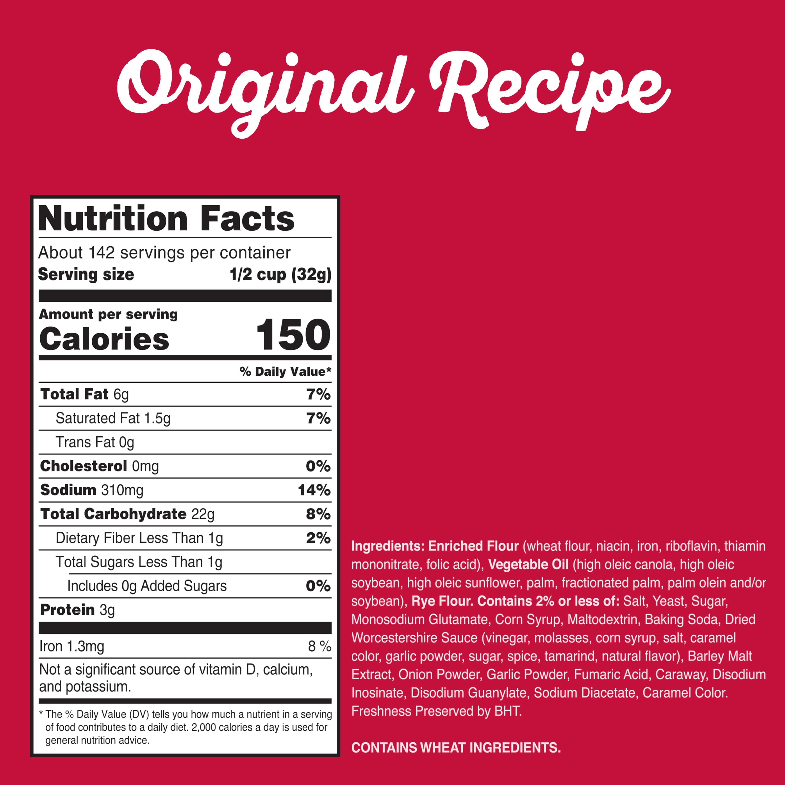 Gardetto's close-up of double-roasted rye chips highlighting crisp texture