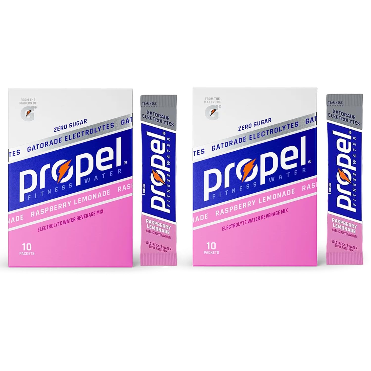 GARIZZE Propel front packaging showing two 10-count boxes and product details