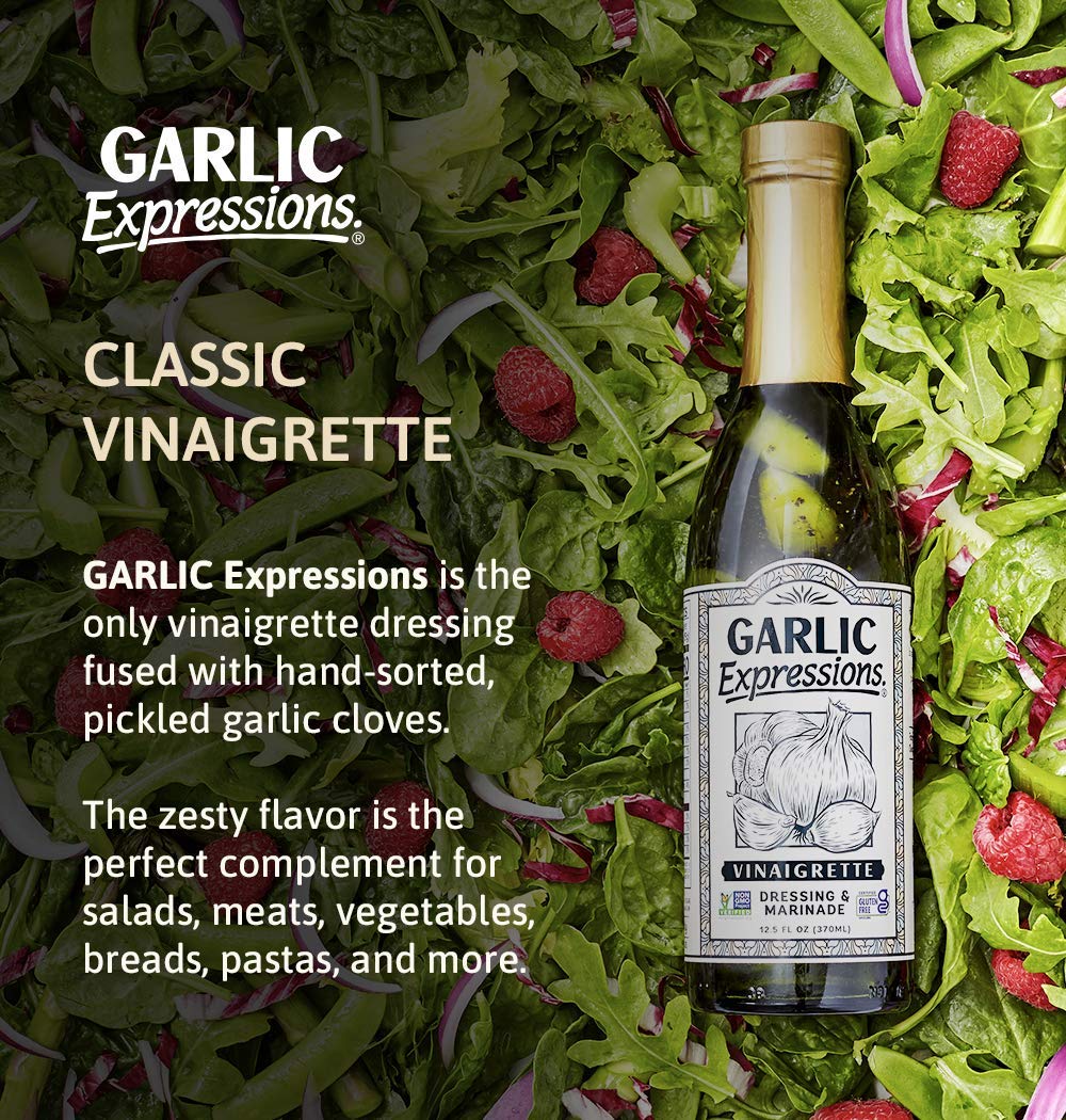 Garlic Expressions oil texture being poured showing silky consistency and coating benefit