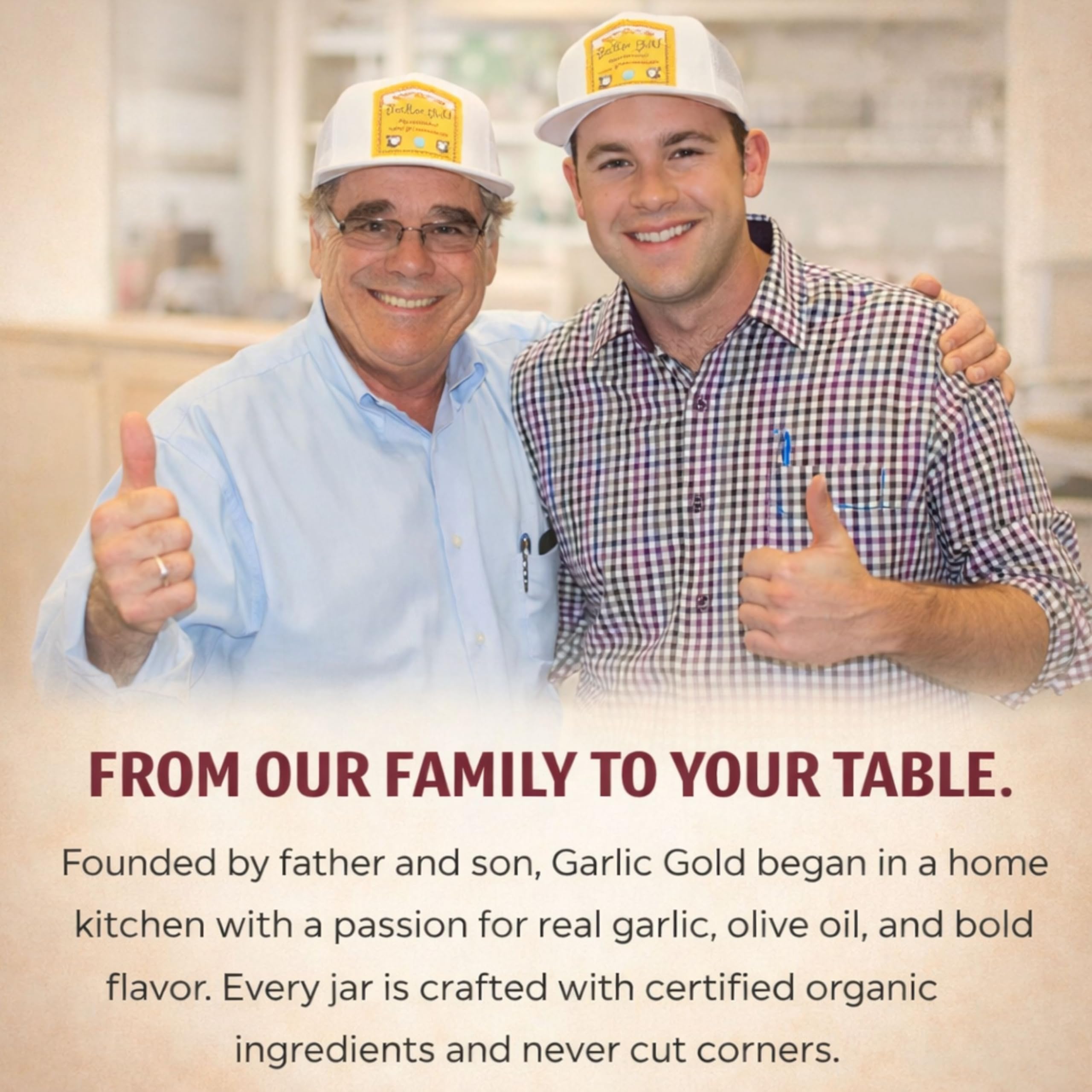 Garlic Gold jar on pantry shelf conveying storage and everyday use