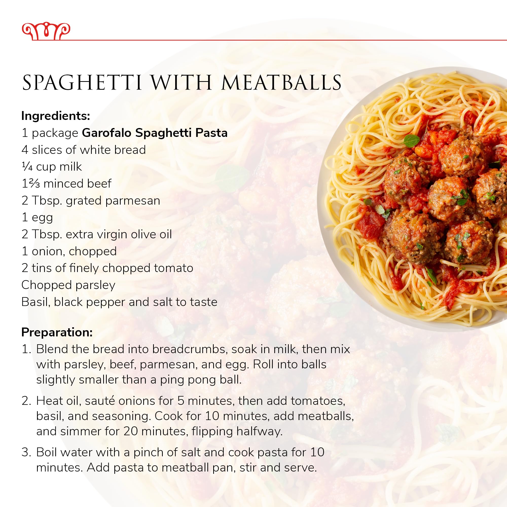 Garofalo spaghetti next to measuring scale, shows portion and serving size