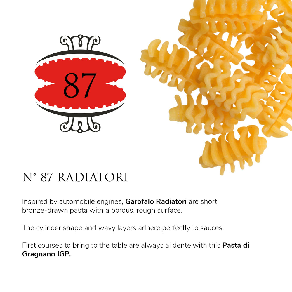 Garofalo radiatori boiling in pot demonstrating quick al dente cooking benefit