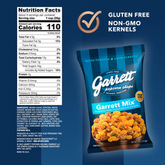 Garrett Popcorn close-up of cheddar kernel highlighting bold savory flavor