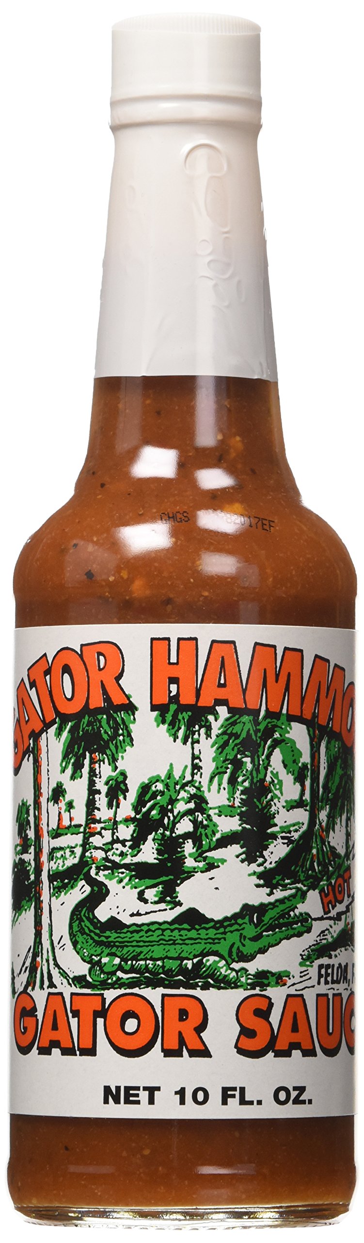 Gator Hammock bottle front label showing brand and bold cayenne flavor for clear seasoning