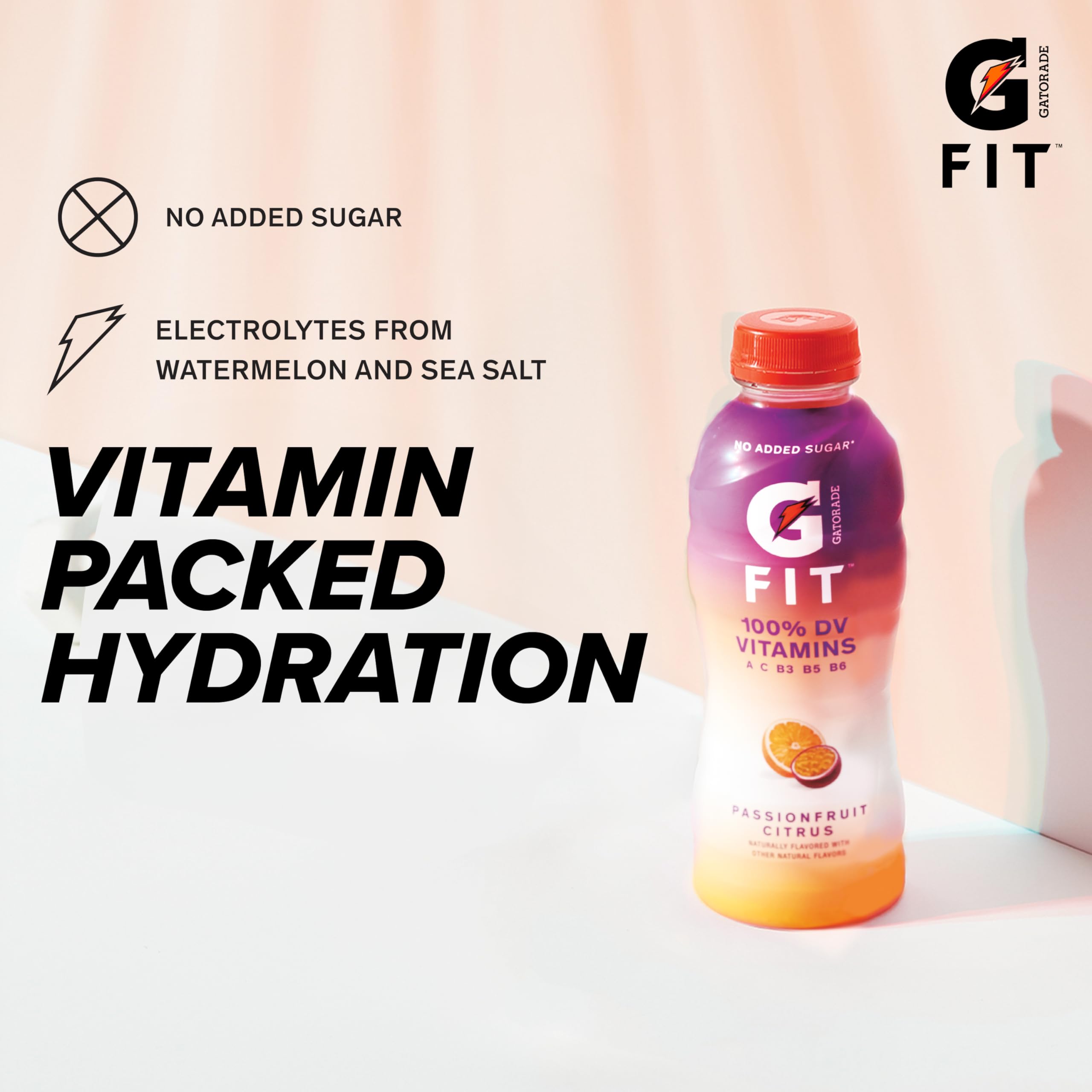 Runner with Gatorade bottle in hand showing on-the-go electrolyte replenishment benefit