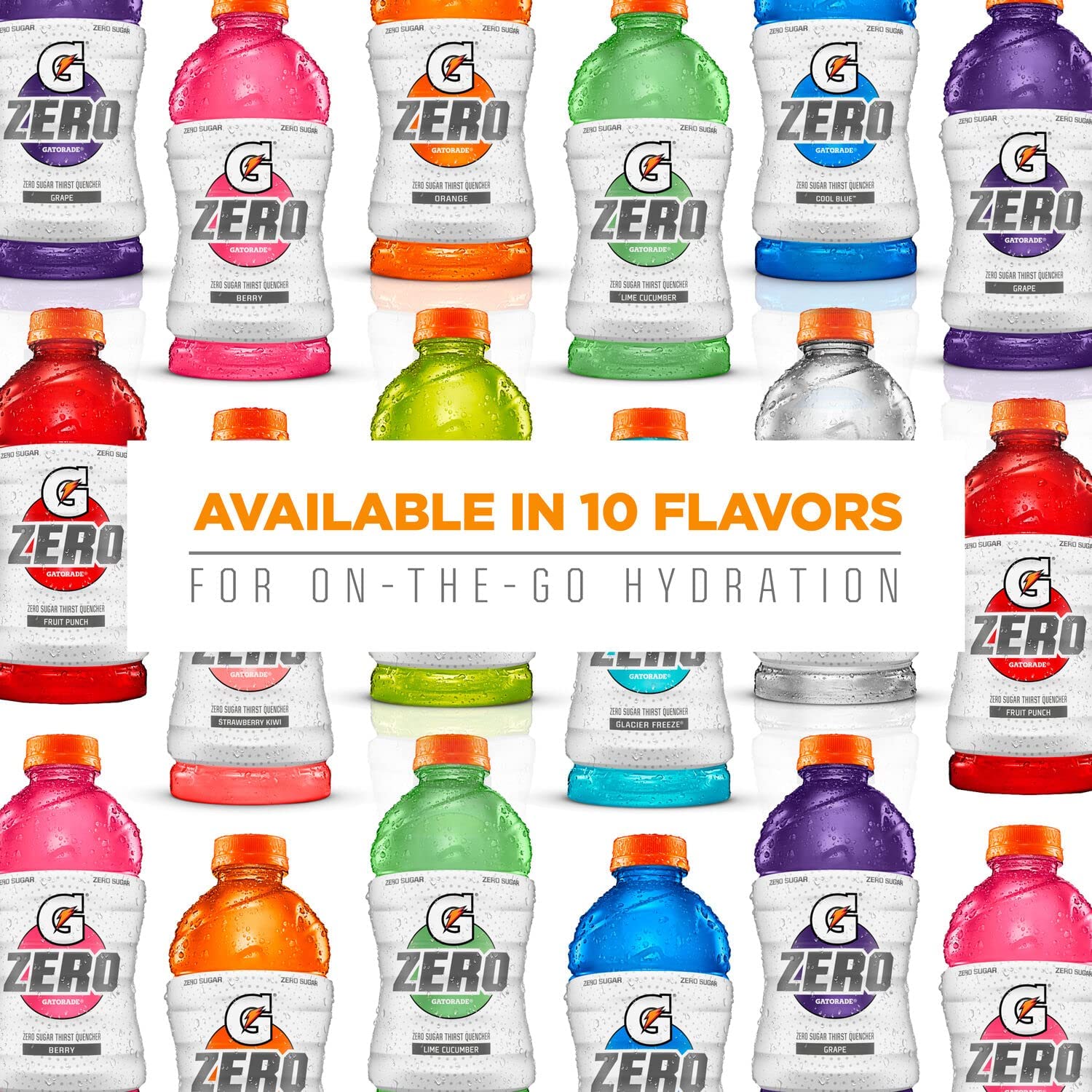 Gatorade G Zero bottle inside gym bag demonstrating portable workout hydration