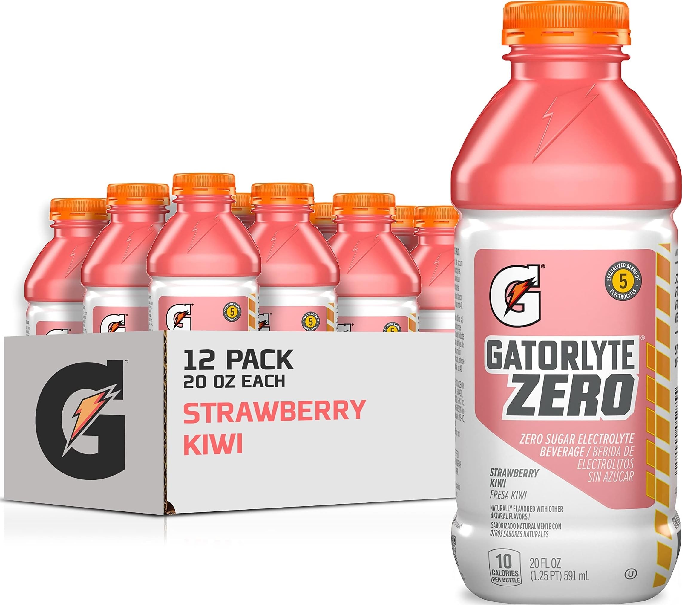 Gatorade Gatorlyte Zero front packaging showing bottle and label benefits